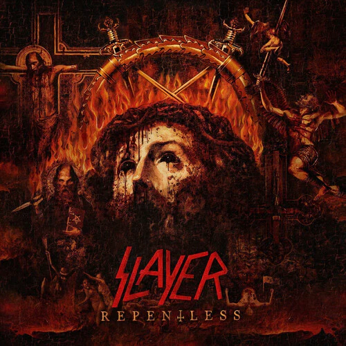 Repentless (Translucent Orange, Yellow & Black Splatter)