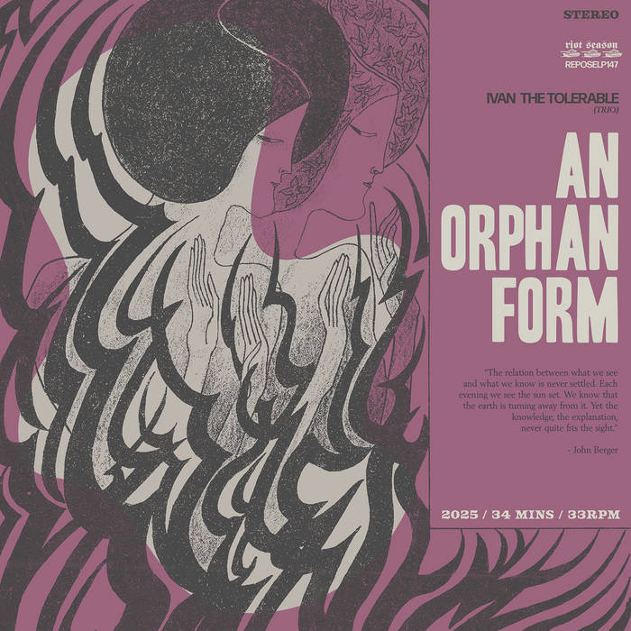An Orphan Form (Clear w/ Purple Blob & Black Splatter Vinyl) - Image 2