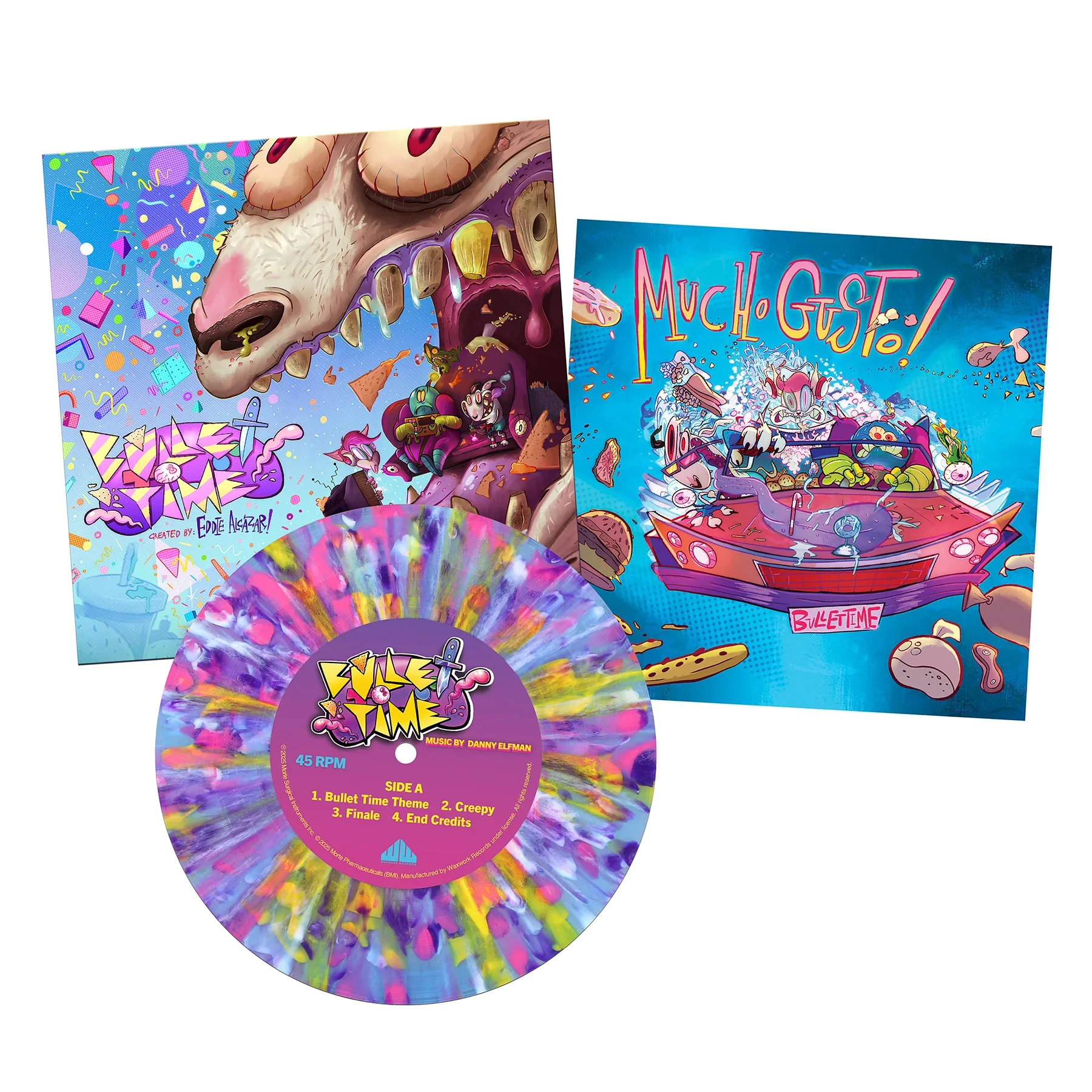 BULLET TIME (Original Animated Picture Soundtrack) Deluxe 7" EP - Image 2