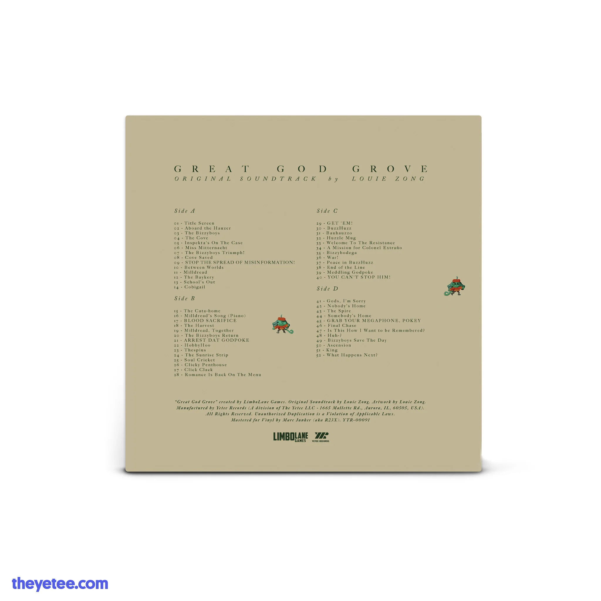 Great God Grove (Original Soundtrack) 2XLP - Image 5