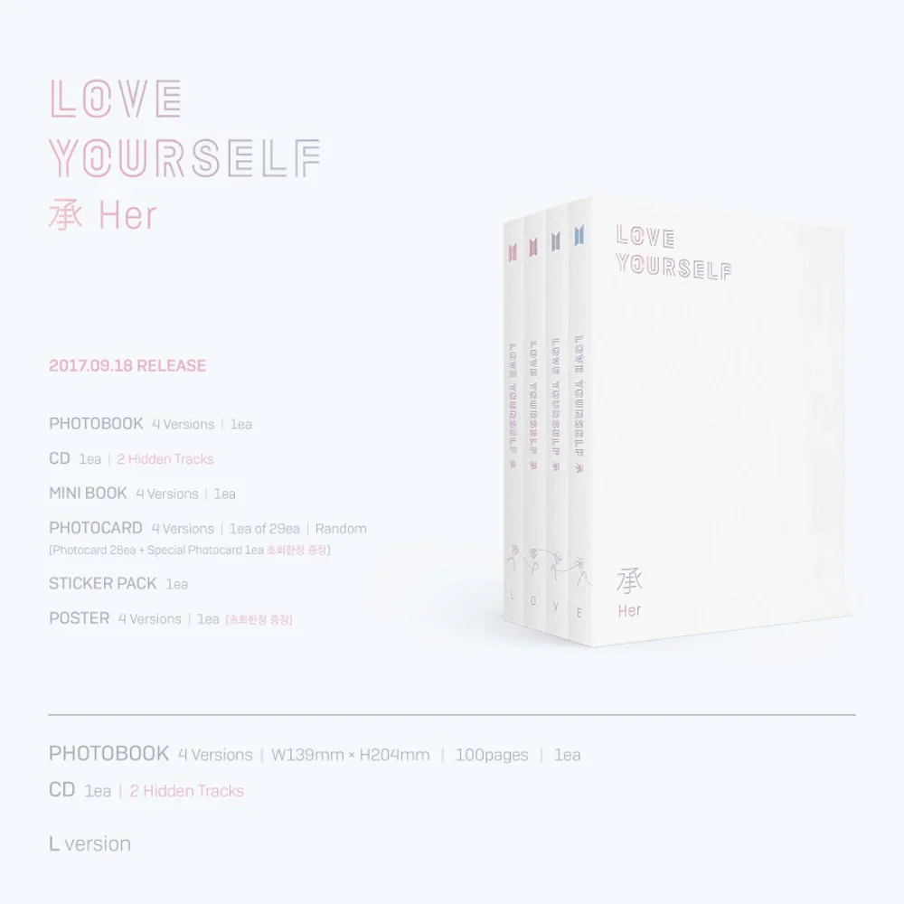 Love Yourself: Her (L Version w/Photobook)