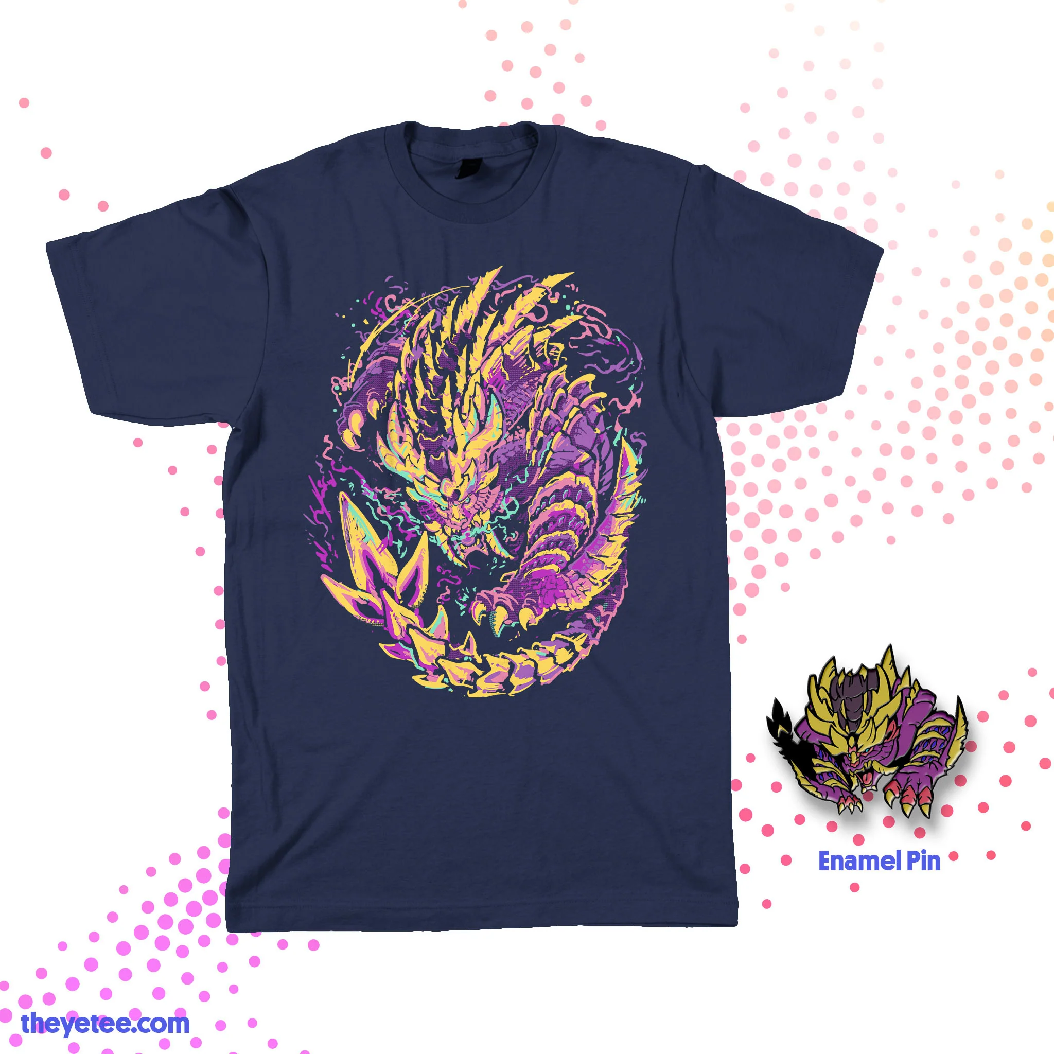 Magnamalo Pin & Tee Bundle