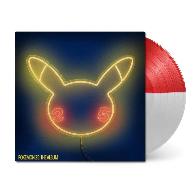 Pokemon 25 - The Album (Red/White Split Vinyl) - Image 2