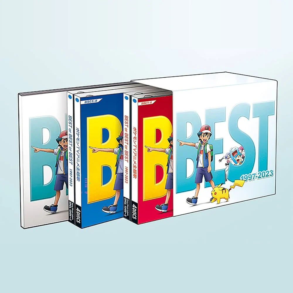 Pokemon TV Anime Theme Song BEST OF BEST OF BEST 1997-2023 [Import 8CD Set]