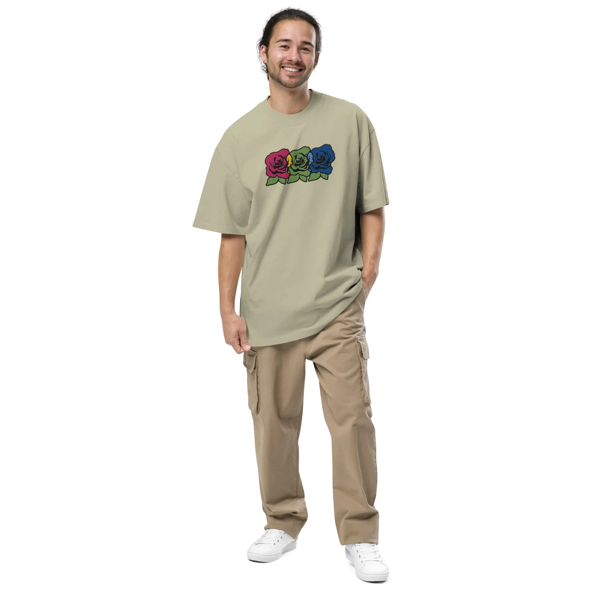 RGB Oversize Embroider Tee - Image 6