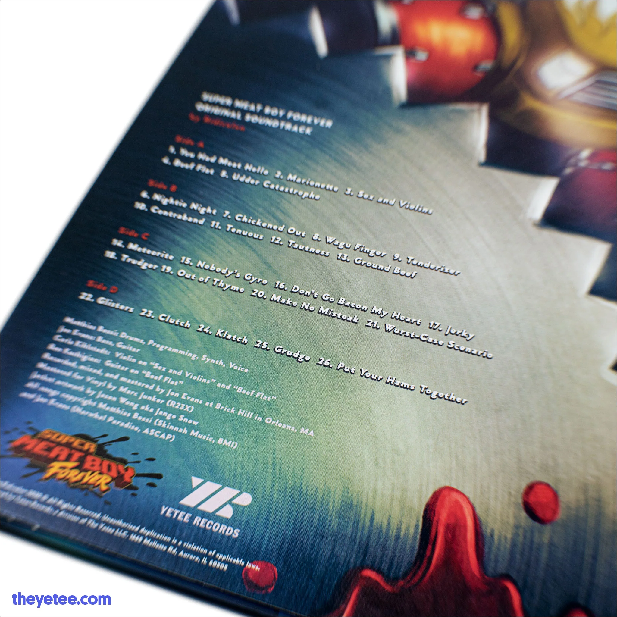 Super Meat Boy Forever Original Soundtrack (Pink and Red 2XLP) - Image 8