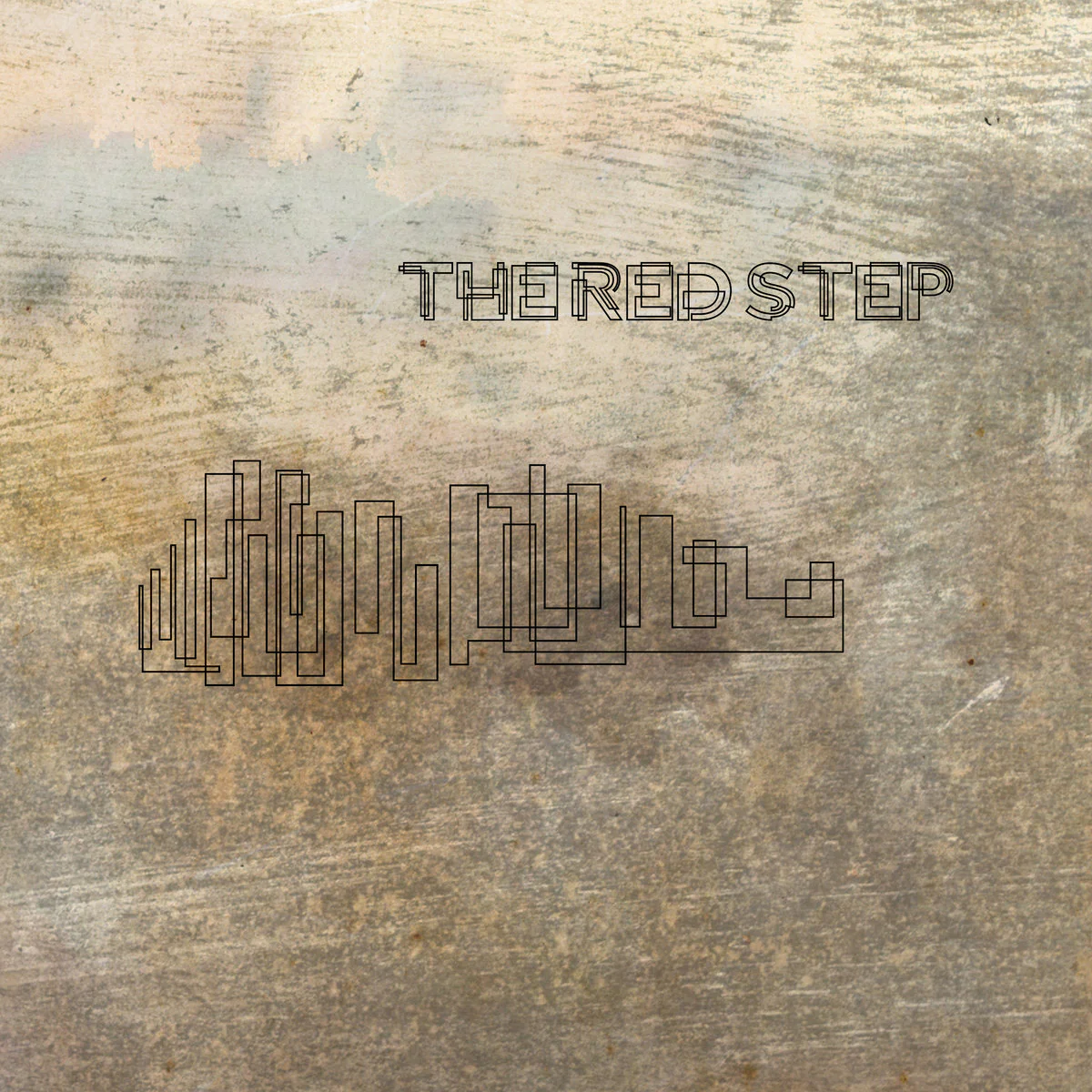 The Red Step (Cream Colored Marble Swirl Vinyl)